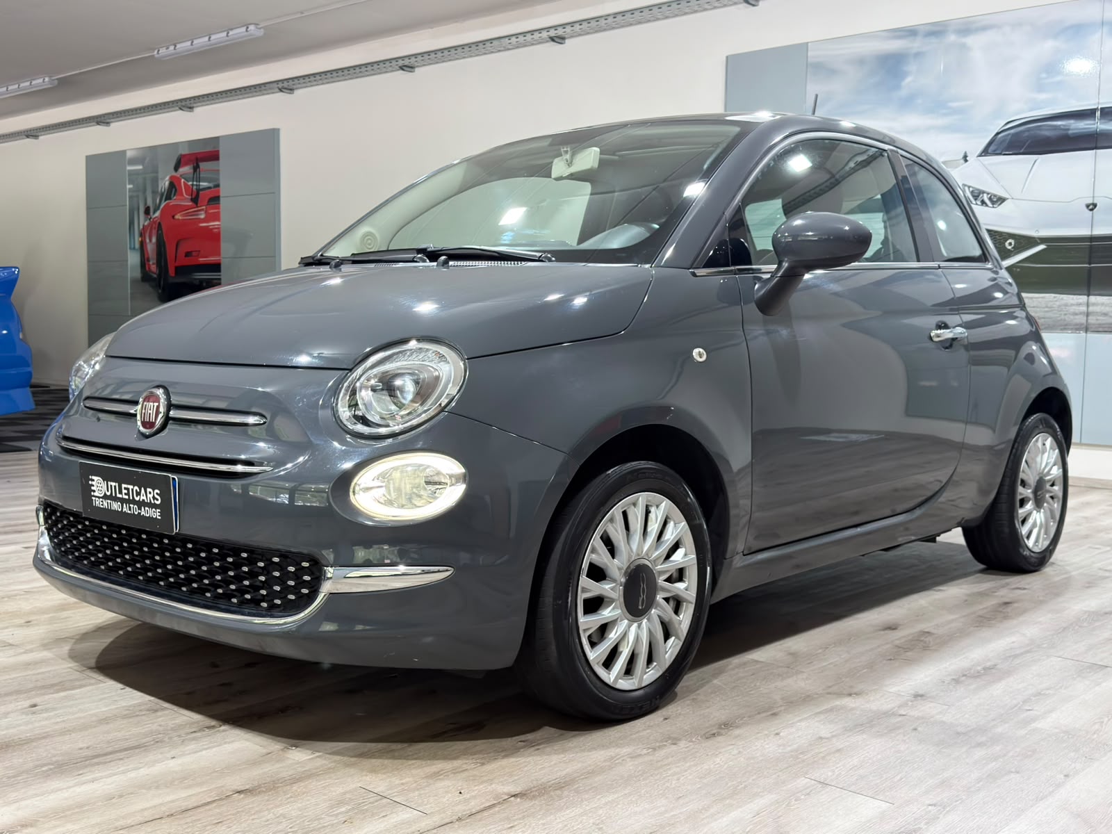 Fiat 500 1.2 69cv Lounge con tetto panoramico