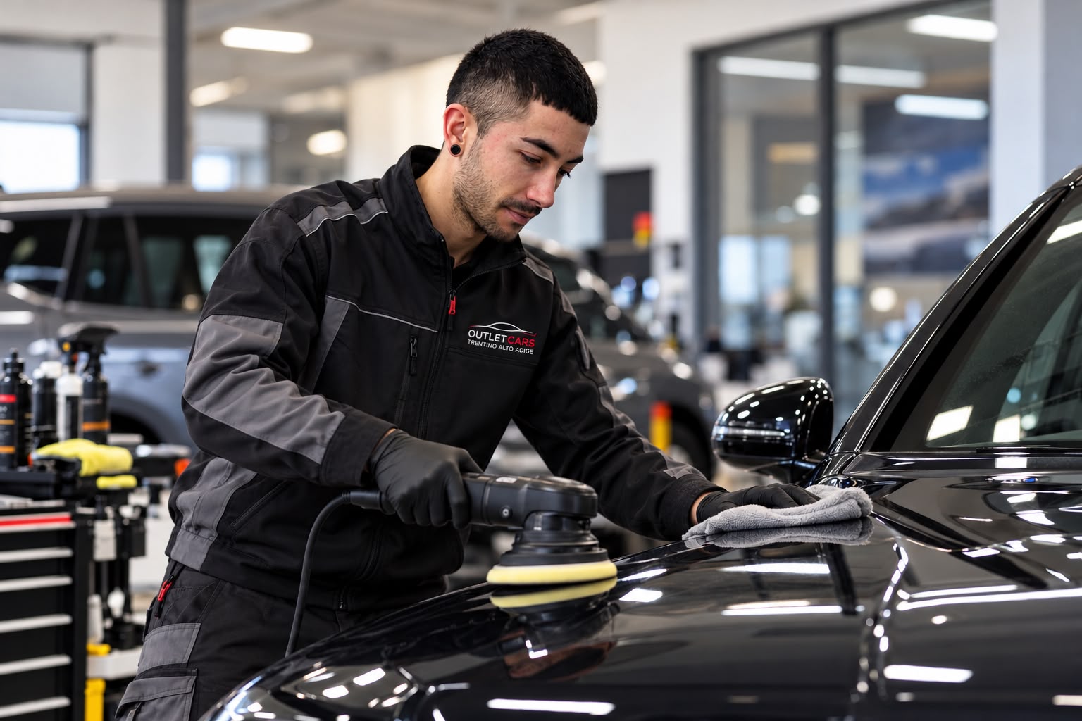 Abel, preparatore delle auto di Outletcars Trentino-Alto Adige